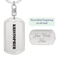Kristopher - Luxury Dog Tag Keychain