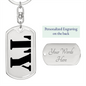 Ty - Luxury Dog Tag Keychain