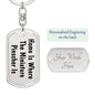 Miniature Pinscher's Home - Luxury Dog Tag Keychain