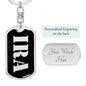 Ira v3 - Luxury Dog Tag Keychain