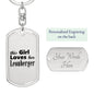 Leonberger - Luxury Dog Tag Keychain