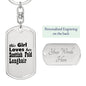 Scottish Fold Longhair - Luxury Dog Tag Keychain