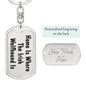 Irish Wolfhound's Home - Luxury Dog Tag Keychain