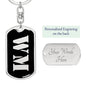 Wm v3 - Luxury Dog Tag Keychain