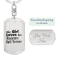 Miniature Bull Terrier - Luxury Dog Tag Keychain