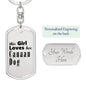 Canaan Dog - Luxury Dog Tag Keychain
