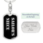 Sailor's Niece v2 - Luxury Dog Tag Keychain