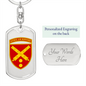 43rd Artillery Brigade (Ukraine) - Luxury Dog Tag Keychain