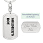 Soldier's Boy - Luxury Dog Tag Keychain