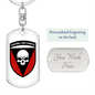 72nd Mechanized Brigade (Ukraine) v2 - Luxury Dog Tag Keychain