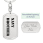 Navy Brother - Luxury Dog Tag Keychain