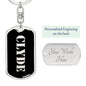 Clyde v3 - Luxury Dog Tag Keychain