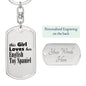 English Toy Spaniel - Luxury Dog Tag Keychain