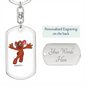 Koala 01 - Luxury Dog Tag Keychain