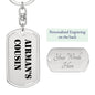Airman's Cousin - Luxury Dog Tag Keychain