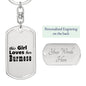 Burmese - Luxury Dog Tag Keychain