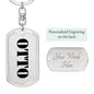 Otto - Luxury Dog Tag Keychain