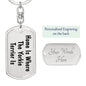 Yorkie Terrier's Home - Luxury Dog Tag Keychain