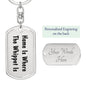 Whippet's Home - Luxury Dog Tag Keychain