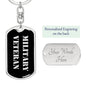 Military Veteran v2 - Luxury Dog Tag Keychain