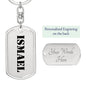 Ismael - Luxury Dog Tag Keychain