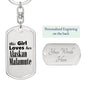Alaskan Malamute - Luxury Dog Tag Keychain