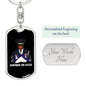 Remember The Fallen - Luxury Dog Tag Keychain