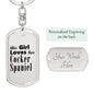 Cocker Spaniel - Luxury Dog Tag Keychain