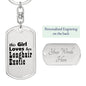 Longhair Exotic - Luxury Dog Tag Keychain