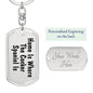Cocker Spaniel's Home - Luxury Dog Tag Keychain