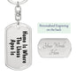 Lhasa Apso's Home - Luxury Dog Tag Keychain