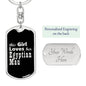 Egyptian Mau v2 - Luxury Dog Tag Keychain