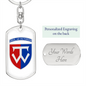58th Motorized Infantry Brigade (Ukraine) v2 - Luxury Dog Tag Keychain