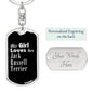 Jack Russell Terrier v2 - Luxury Dog Tag Keychain