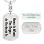 Dogue de Bordeaux's Home - Luxury Dog Tag Keychain