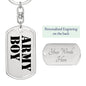 Army Boy - Luxury Dog Tag Keychain