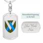 11th Army Aviation Brigade (Ukraine) - Luxury Dog Tag Keychain