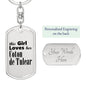 Coton de Tulear - Luxury Dog Tag Keychain