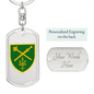 Operational Command North (Ukraine) - Luxury Dog Tag Keychain