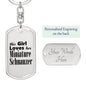Miniature Schnauzer - Luxury Dog Tag Keychain