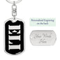 Eli v3 - Luxury Dog Tag Keychain