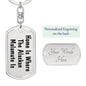 Alaskan Malamute's Home - Luxury Dog Tag Keychain