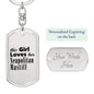 Neapolitan Mastiff - Luxury Dog Tag Keychain