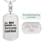 Norwegian Lundehund - Luxury Dog Tag Keychain