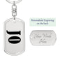 Jo v01 - Luxury Dog Tag Keychain