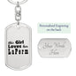 LaPerm - Luxury Dog Tag Keychain
