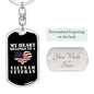 My Heart Belongs To A Vietnam Veteran - Luxury Dog Tag Keychain
