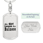 Balinese - Luxury Dog Tag Keychain
