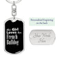 French Bulldog v2 - Luxury Dog Tag Keychain