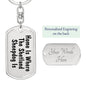 Shetland Sheepdog's Home - Luxury Dog Tag Keychain